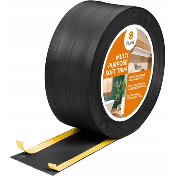 Podlahová lišta Lišta Quest PVC 1 x 95, délka 500 cm, černá