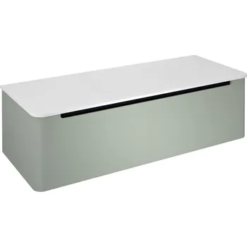 Koupelnový nábytek SAPHO KERALA umyvadlová skříňka 120x35x47,5cm, 1x zásuvka, verde