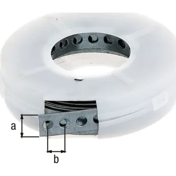 Tesařské kování ALBERTS Páska montážní děrovaná v kazetě, pozink