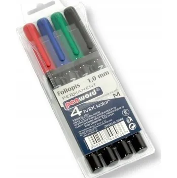 Vrták Permanentní Popisovač M 1,0 mm Sada 4 Penword