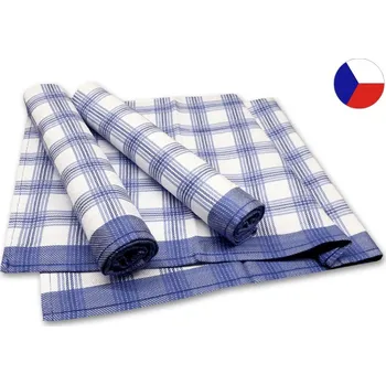 Utěrka Bambusové utěrky Velká kostka modrá 3ks