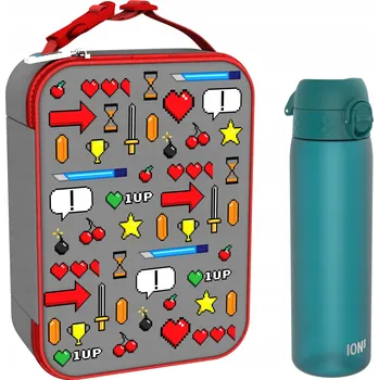 Láhev LAHEV NA PITÍ 0,5L + TERMO LUNCH BAG SNÍDAŇOVÁ SADA DO ŠKOLKY ION8