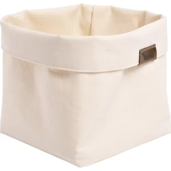 chlebník Košík/taška na pečivo 12,5 x 12,5 cm, krémová (ecru) VERLO