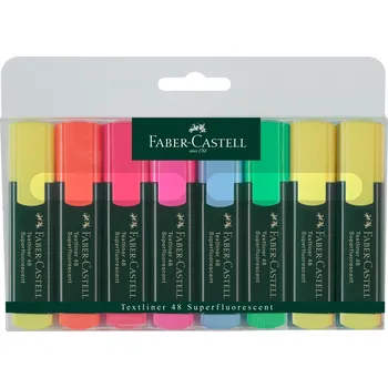 Zvýrazňovač Zvýrazňovač Faber-Castell vícebarevný, 8 ks