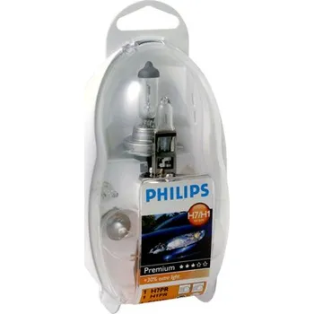 Autožárovka PHILIPS H1 + H7 autožiarovky – 12V 69562528