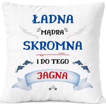 Polštář Polštář pro Alici jako Dárek s potiskem bílý PoliDraw