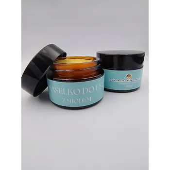 Péče o rty Balzám na rty na bázi včelího vosku - S MEDEM - Včelí farma Szabłowských