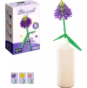 ostatní stavebnice STAVEBNICE KYTICE KVĚTIN HYACINT - FIALOVÝ HYACINT 142 DÍLKŮ