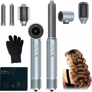 Kulma Airstyler Fén Kulma Kartáč na Vlasy Rotační Ionizace 5v1 Sada