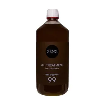 Vlasová regenerace ZENZ Organic Deep Wood Treatment No. 99 multifunkční olej pro citlivou a suchou pokožku hlavy 1 l