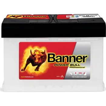 Autobaterie Akumulátor 12V 77AH Banner PowerBull Pro Banner P7740