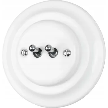 vypínač Keramický schodišťový vypínač pod omítku Retro PRL