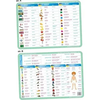 Obraz VZDĚLÁVACÍ PODLOŽKA 066. ILUSTROVANÝ SLOVNÍČEK.