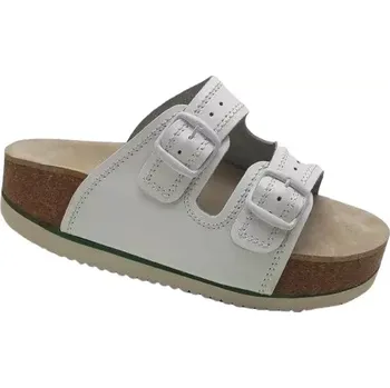 Dámská obuv VANIMAR Korkové pantofle na klínku (korkáče) - bílé, vel. 36 - 46 vel. 39 - délka vnitřní stélky 26,4 cm