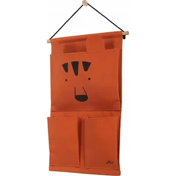 Úložný box Jollein organizér/přebalovací pult na postýlku ANIMAL CLUB Rust L