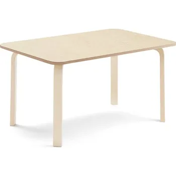Psací stůl Stůl ELTON, 1200x600x590 mm, bříza, akustické linoleum, béžová