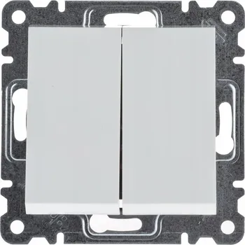 vypínač Hager Lumina Spínač schodišťový (lustrový) bílý WL0040