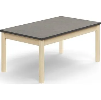 Psací stůl Stůl DECIBEL, 1200x700x530 mm, akustické linoleum, bříza/tmavě šedá