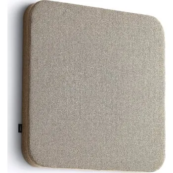 Paraván Akustický panel POLY, zaoblené rohy, 600x600x56 mm, nástěnný, béžová