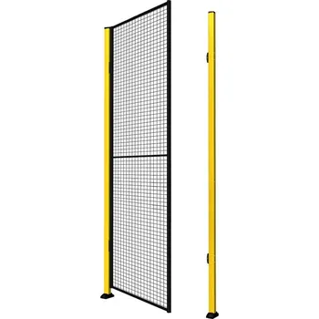 Plot Jednokřídlé dveře X-GUARD, včetně sloupků a drátěné výplně, bez překladu, 2000x1500 mm