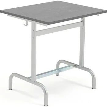 Zahradní lavice Školní lavice 180, stříbrná/tmavě šedá