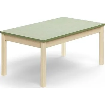 Psací stůl Stůl DECIBEL, 1200x700x530 mm, akustické linoleum, bříza/zelenošedá