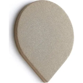 Paraván Akustický panel POLY, kapka, 965x800x56 mm, nástěnný, béžová