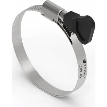 hadicová spona Hadicová spona s knoflíkem 12-22 šnekový (objímka W2 - nerezová ocel) šířka 9 mm (blistr) TEGER (15 ks)