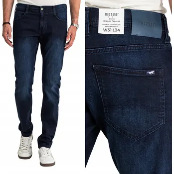 Pánské džíny MUSTANG Oregon Tapered Pánské džíny střihu tapered, tmavě modré W34 L30