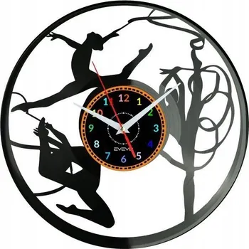 Hodiny Nástěnné hodiny Balerína - Vinylová deska - Moderní dekorace