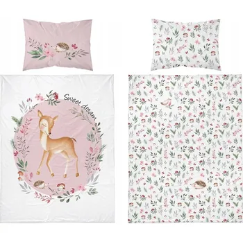 Povlečení Sada povlečení Detexpol 90 x 120 cm růžová