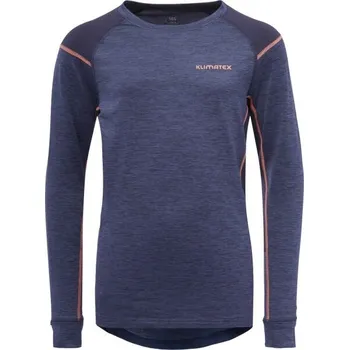 Klimatex TUNDR Dětské funkční termo triko, tmavě modrá, 158