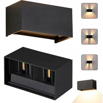 Nástěnné svítidlo ZAHRADNÍ LAMPA NÁSTĚNNÁ FASÁDNÍ VENKOVNÍ S LED 24W