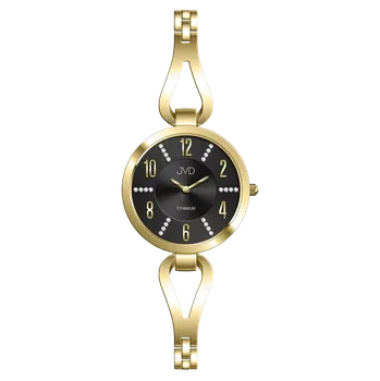 Hodinky JVD Dámské luxusní zlacené titanové hodinky JVD J5036.2