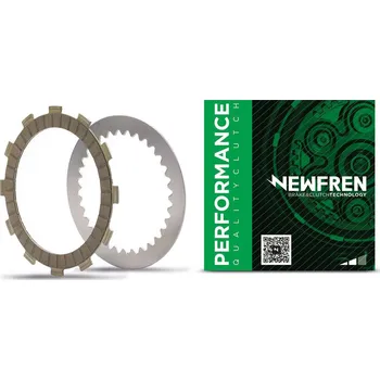 Sada spojkových lamel a plechů (PERFORMANCE směs), NEWFREN (8+5 ks)