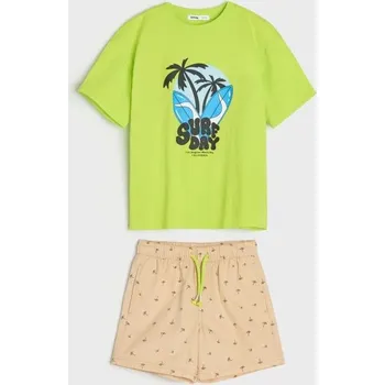 Sinsay - Souprava trička a&nbsp;kraťas - vícebarevná - 407AF-MLC - 407AF-MLC-134-2