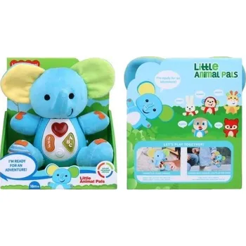 plyšák PLYŠOVÝ SLON SE SVĚTLEM A HUDBOU