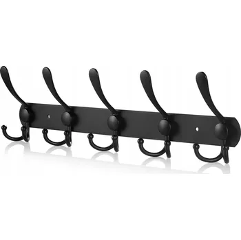 Věšák Šatní ramínko kovový Interlook černý