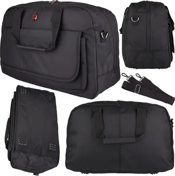 SPORTOVNÍ TAŠKA PŘES RAMENO PÁNSKÁ ČERNÁ CESTOVNÍ