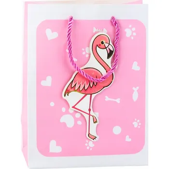 Barevná dárková taška se zvířátky 3D 23x18x10 cm