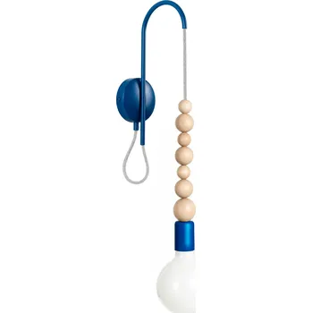 Nástěnné svítidlo Nástěnná lampa Loft Sfarer tmavě modrá strukturovaná nástěnná lampa KOLOROWE KAB