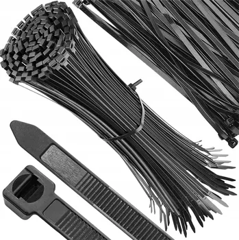 Stahovací páska VELMI SILNÉ STAHovací PÁSKY 2,5x200mm ČERNÉ STAHOVACÍ PÁSKY 100 KS