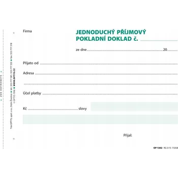 Tiskopis Doklad Optys 100 listů