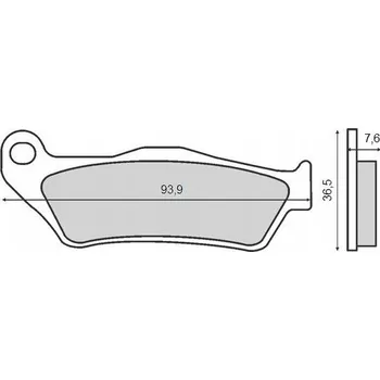 Brzdová destička Brzdové Destičky brenta gsx Brenta 8033413720274