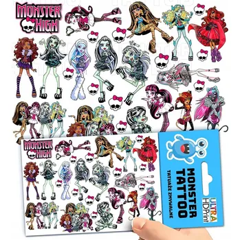 Odstranitelné tetování Filmová a herní nálepka na tetování Dětské vodní tetování Omyvatelné k narozeninám Dárek Dočasný dárek pro děti Originální opakovaně použitelné Spousta Vzorů