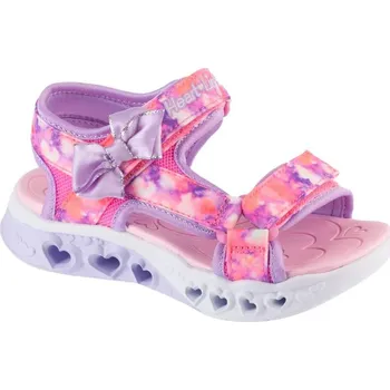 Chlapecké tenisky Skechers S-Lights: Sandály Flutter Hearts - Blurry Love 303110L-PKLV Pink 29 30