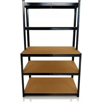 Dílenský regál Kovový skladový regál 180 x 100 x 60 cm, nosnost 150 kg na polici