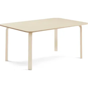 Jídelní stůl Stůl ELTON, 1800x800x640 mm, bříza, akustická HPL deska, bříza