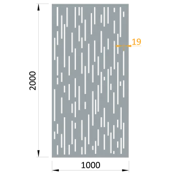 Plech Hliníkový plech 1000x2000x3,0mm, bez povrchové úpravy, vzor 8312