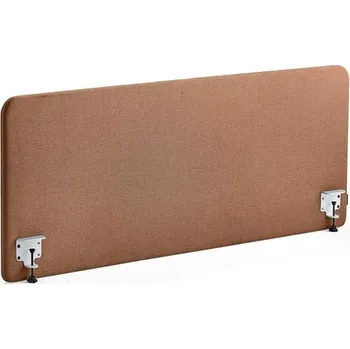 Paraván Stolový paraván ZONE, bílé svorky, 1600X650x36 mm, potah Rivet, měděná